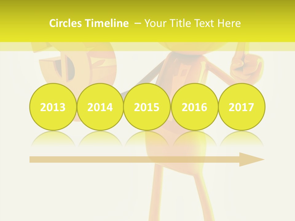 Elderly Finger White Background PowerPoint Template