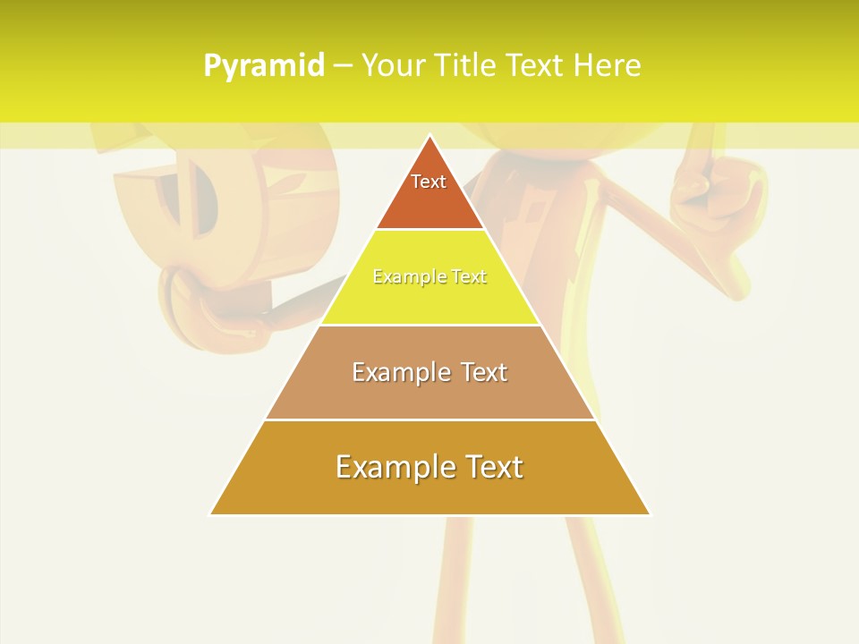 Elderly Finger White Background PowerPoint Template