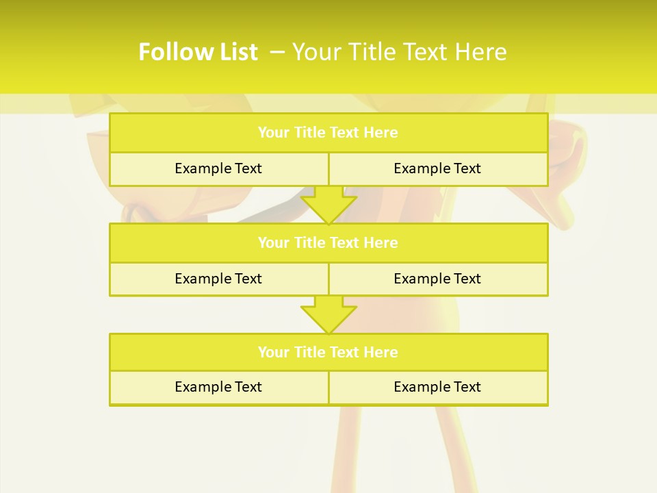 Elderly Finger White Background PowerPoint Template