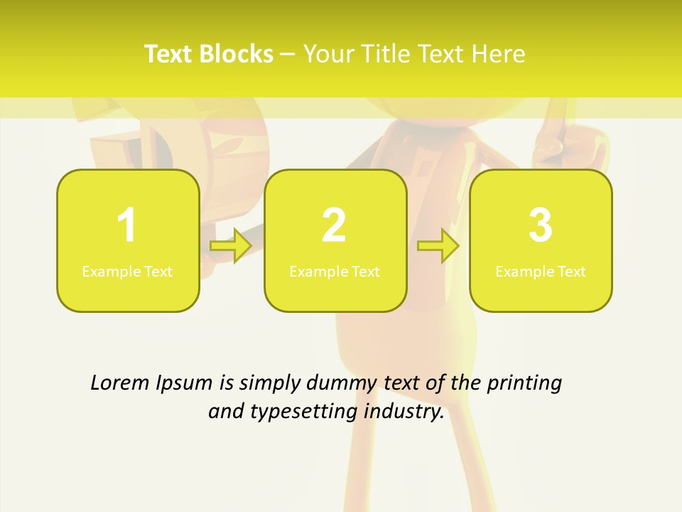 Elderly Finger White Background PowerPoint Template