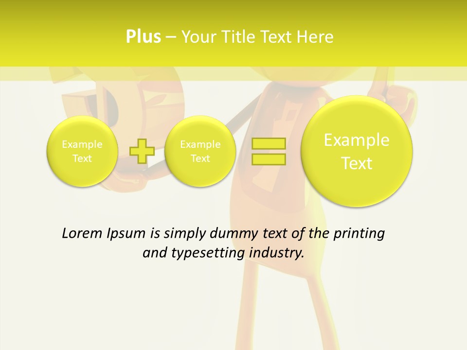 Elderly Finger White Background PowerPoint Template