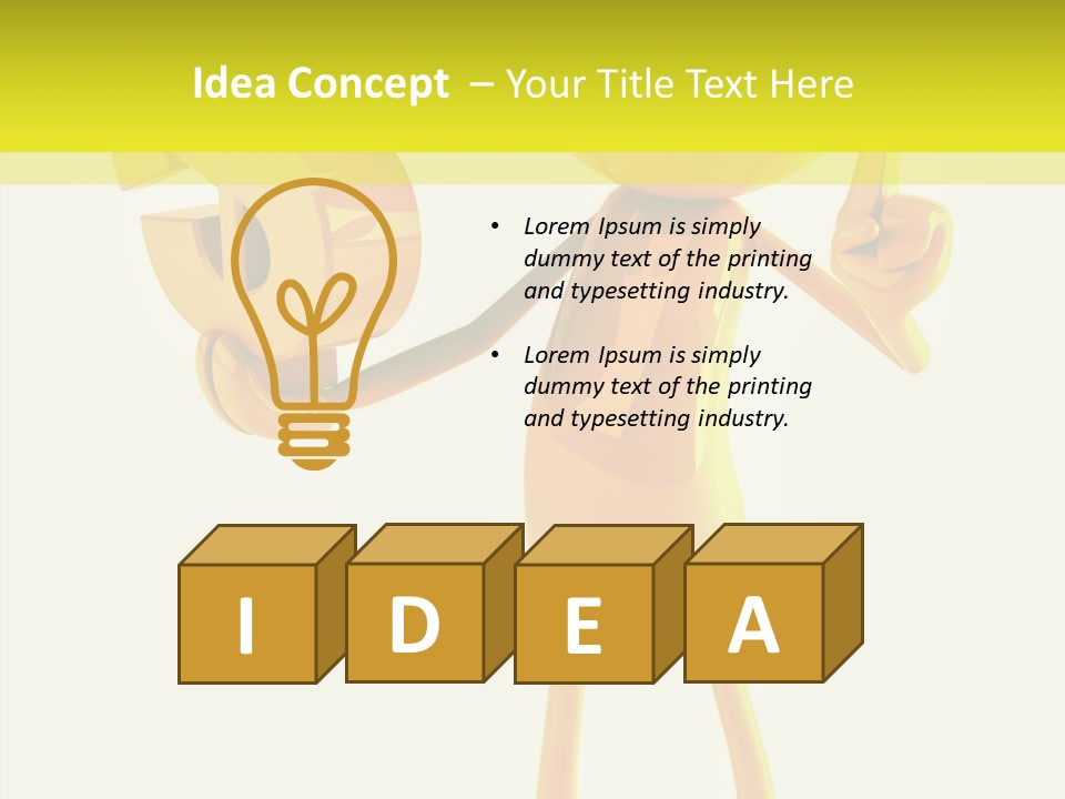 Elderly Finger White Background PowerPoint Template