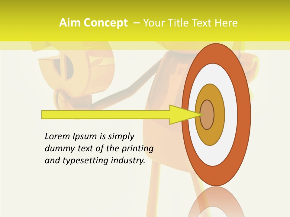 Elderly Finger White Background PowerPoint Template