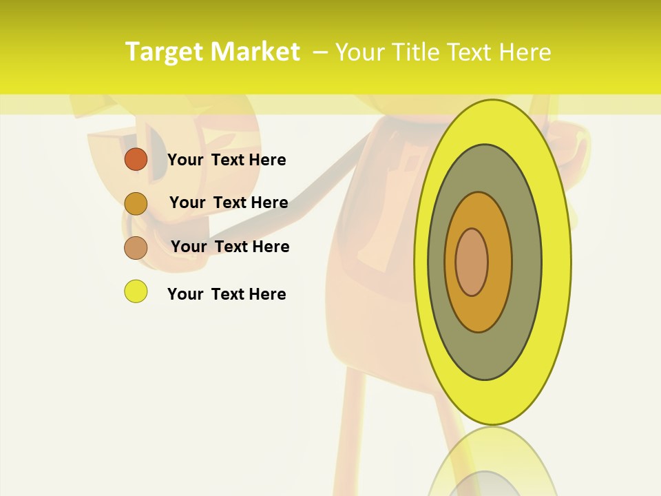 Elderly Finger White Background PowerPoint Template