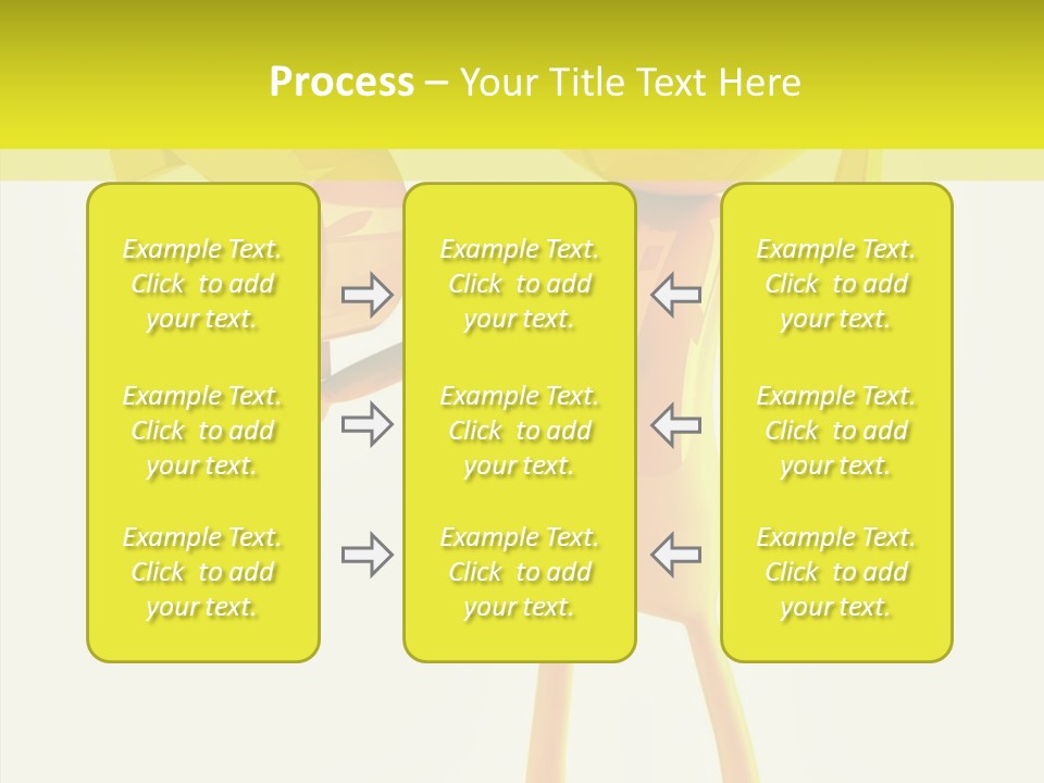 Elderly Finger White Background PowerPoint Template