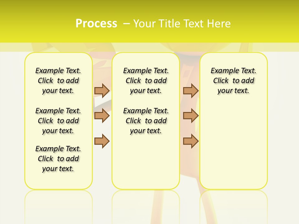 Elderly Finger White Background PowerPoint Template