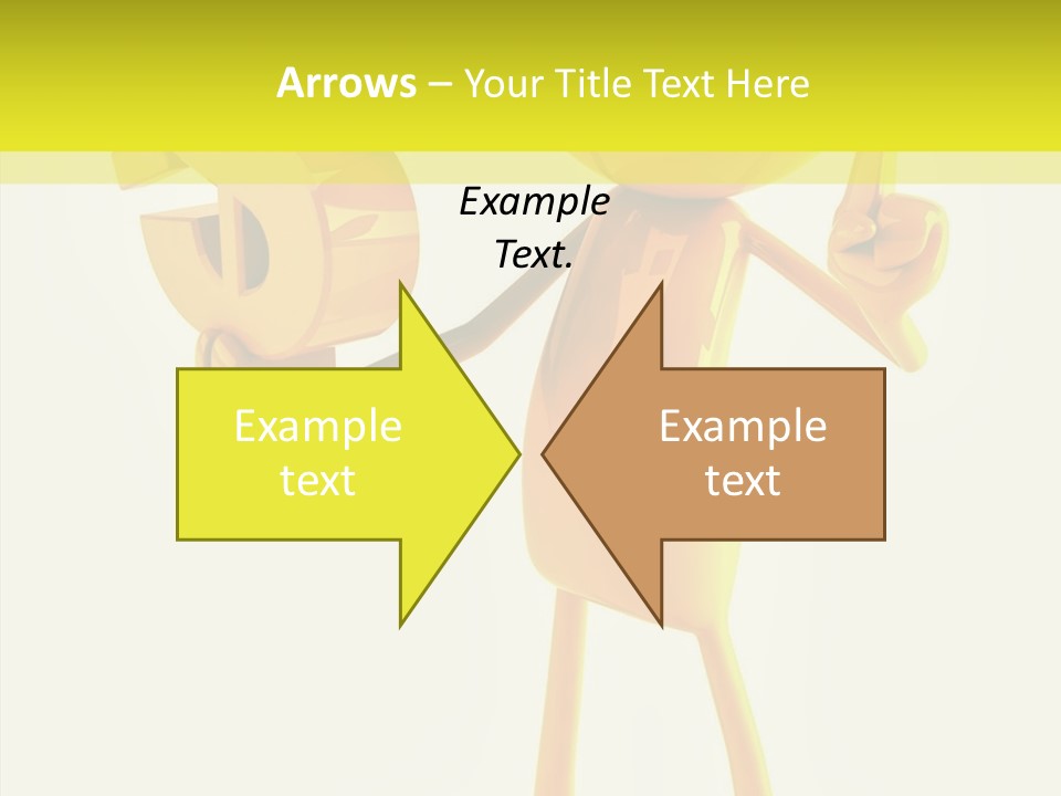 Elderly Finger White Background PowerPoint Template