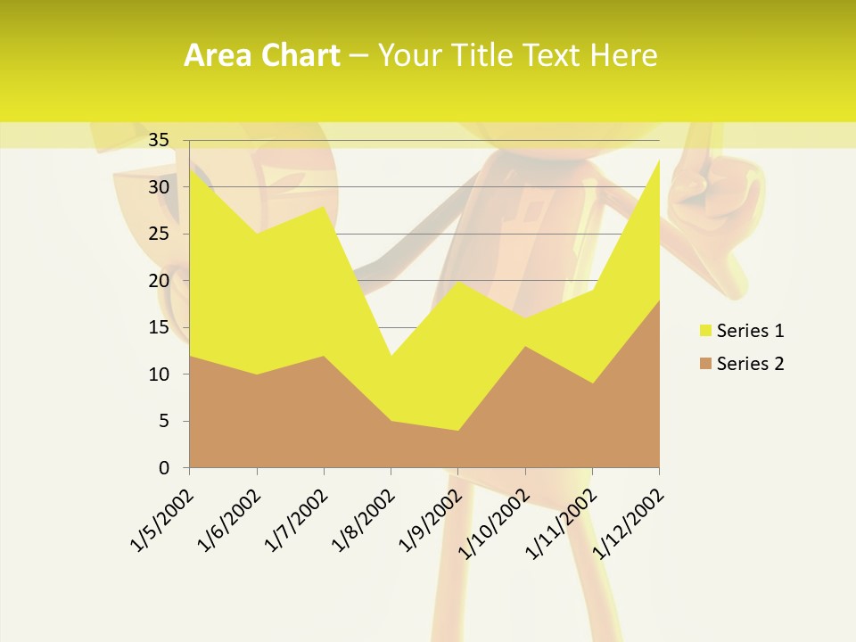 Elderly Finger White Background PowerPoint Template
