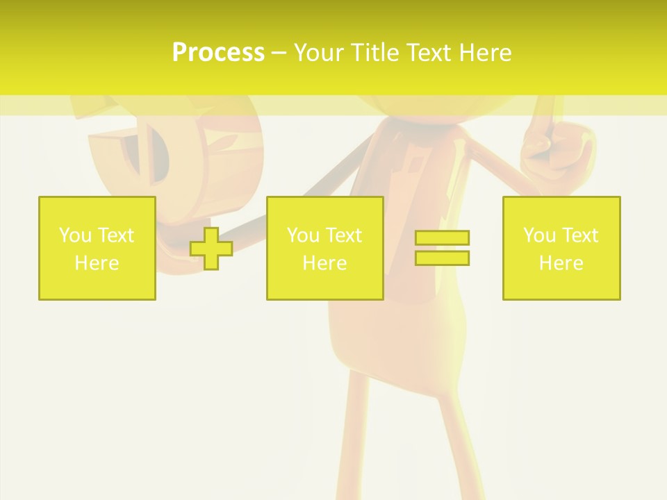 Elderly Finger White Background PowerPoint Template