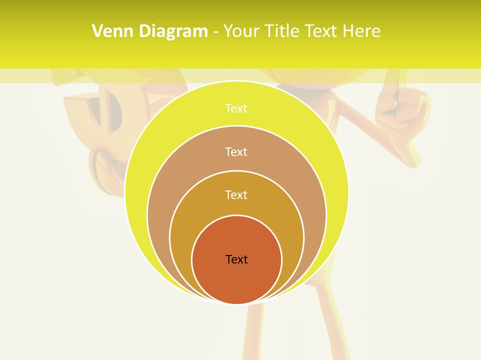 Elderly Finger White Background PowerPoint Template