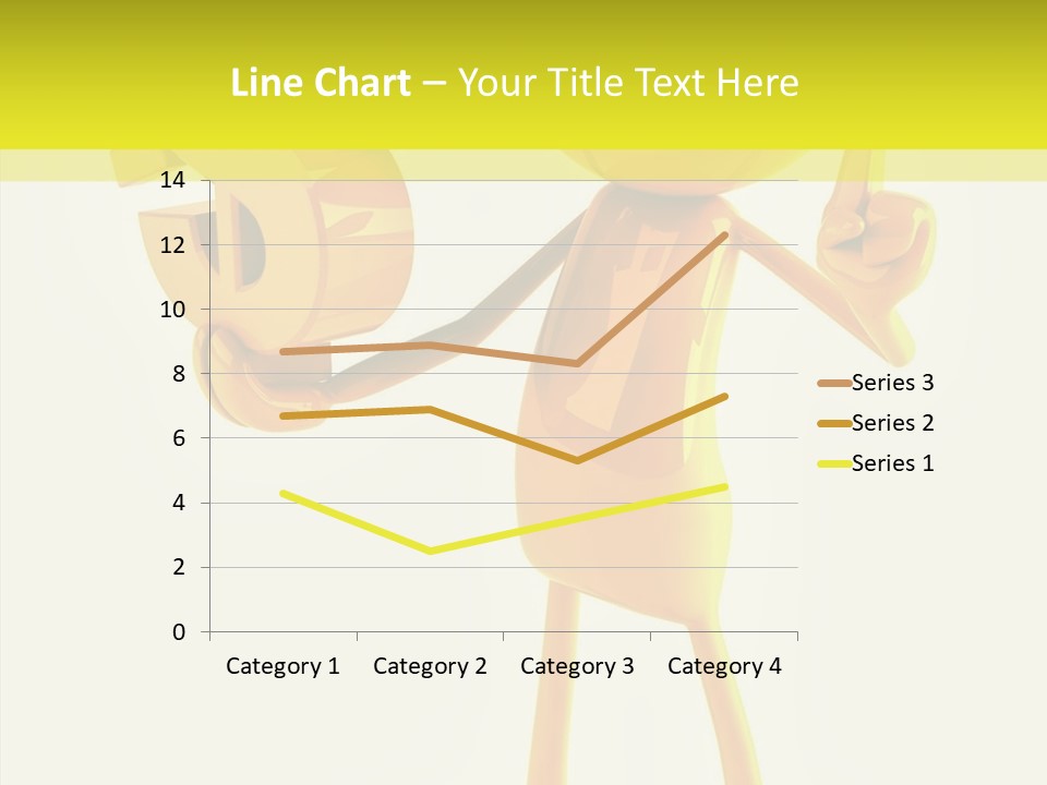 Elderly Finger White Background PowerPoint Template