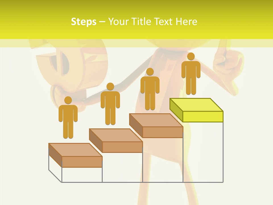 Elderly Finger White Background PowerPoint Template