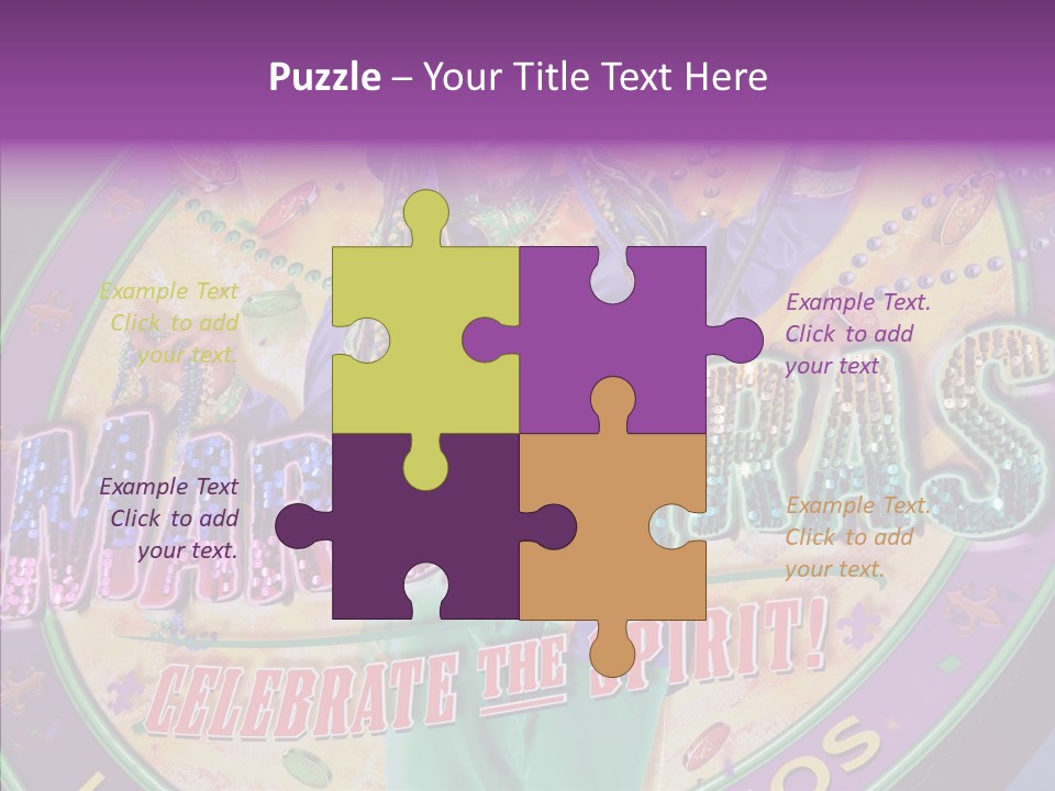 Female Old Assist PowerPoint Template