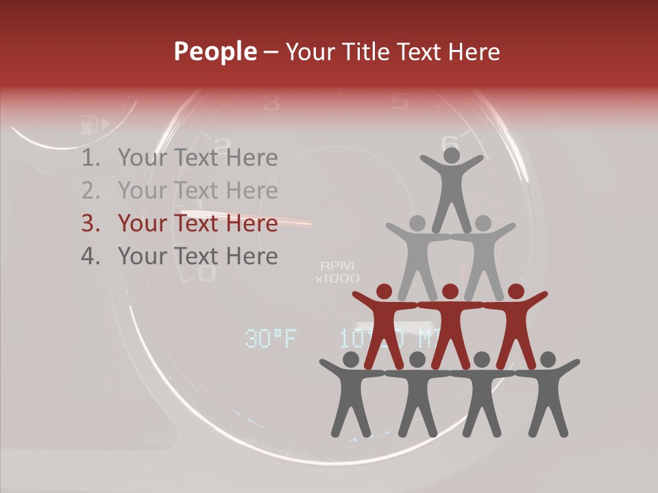 Senior  Finger Holding Hands PowerPoint Template