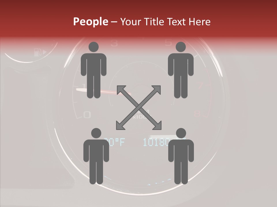 Senior  Finger Holding Hands PowerPoint Template