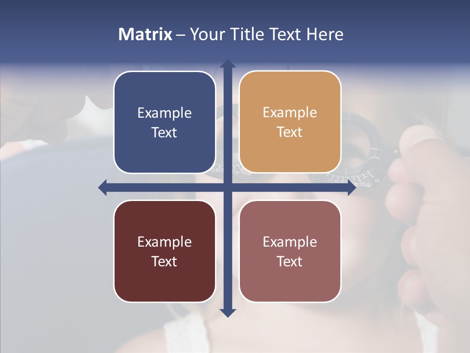 Young Senior Close Up PowerPoint Template