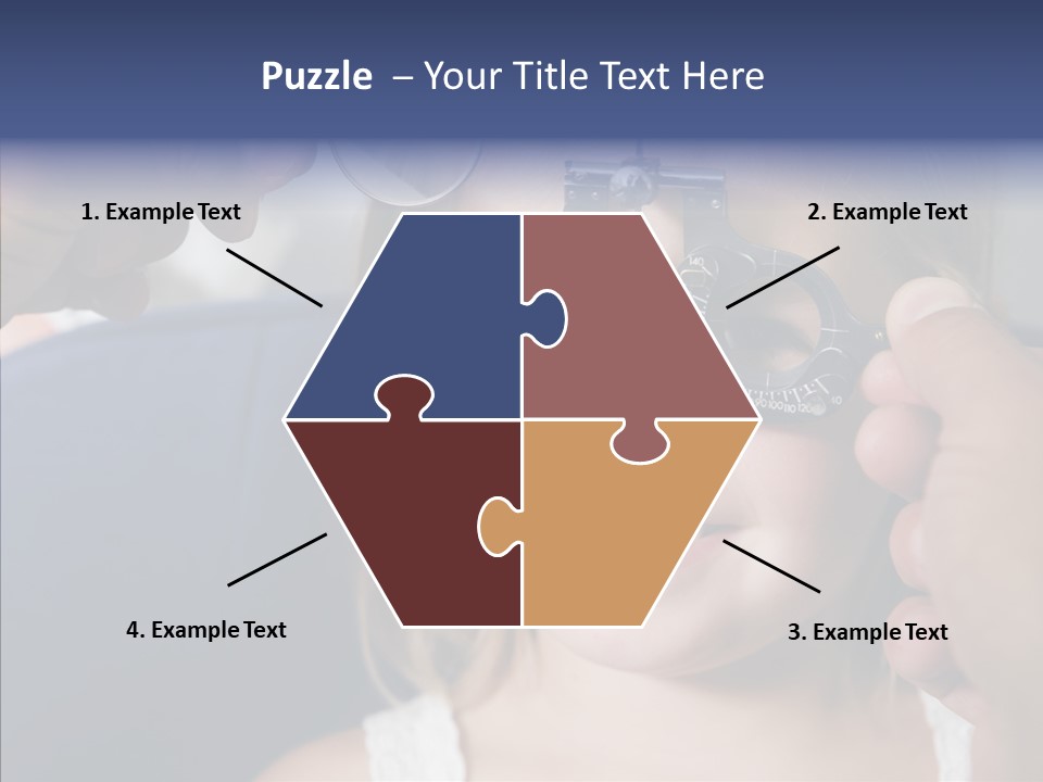 Young Senior Close Up PowerPoint Template