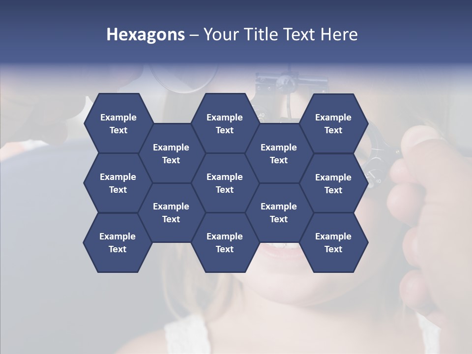 Young Senior Close Up PowerPoint Template