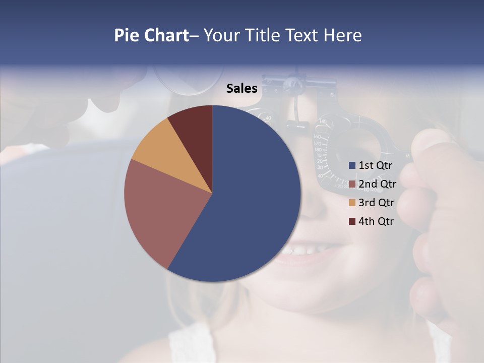 Young Senior Close Up PowerPoint Template