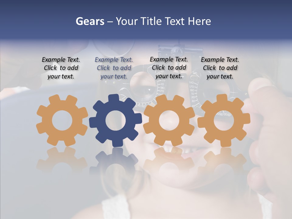 Young Senior Close Up PowerPoint Template