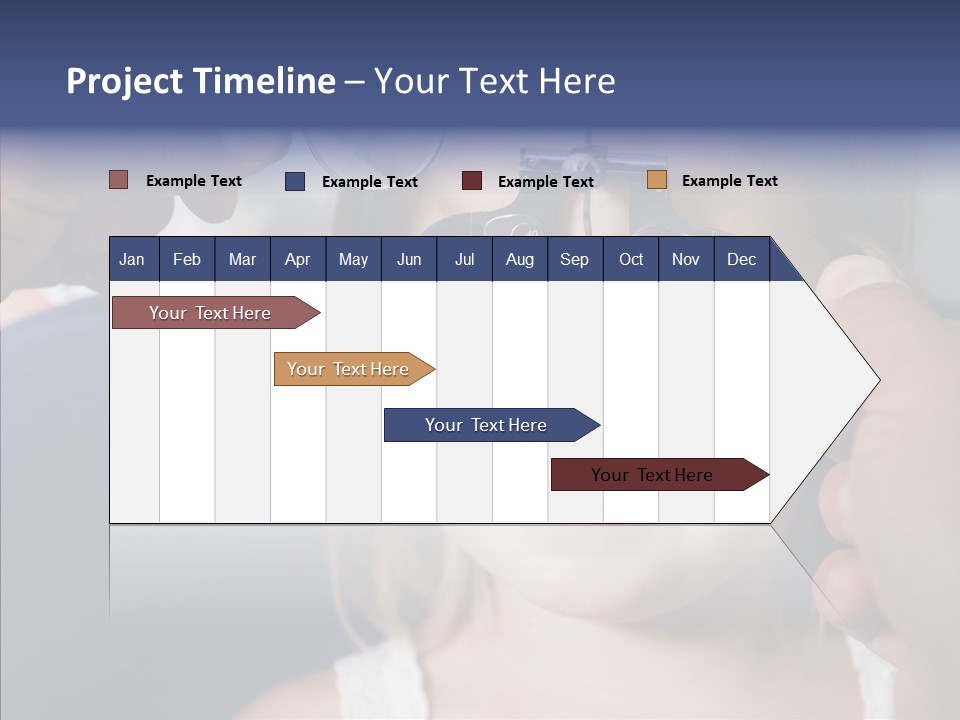 Young Senior Close Up PowerPoint Template