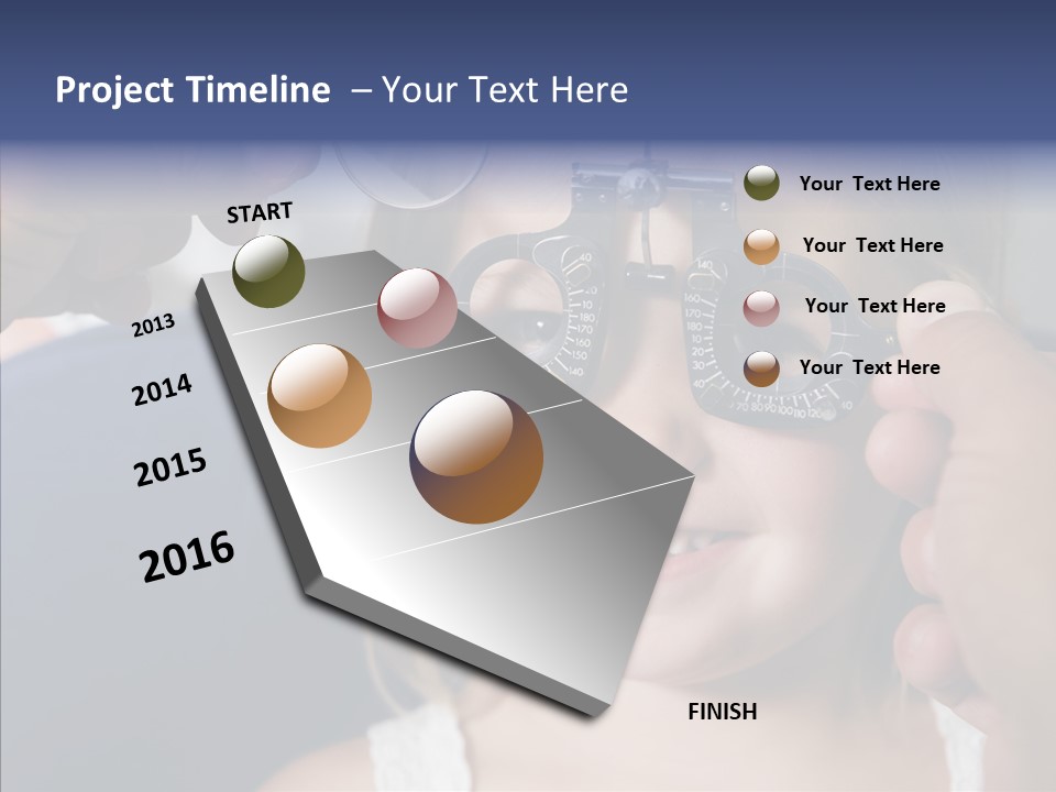 Young Senior Close Up PowerPoint Template