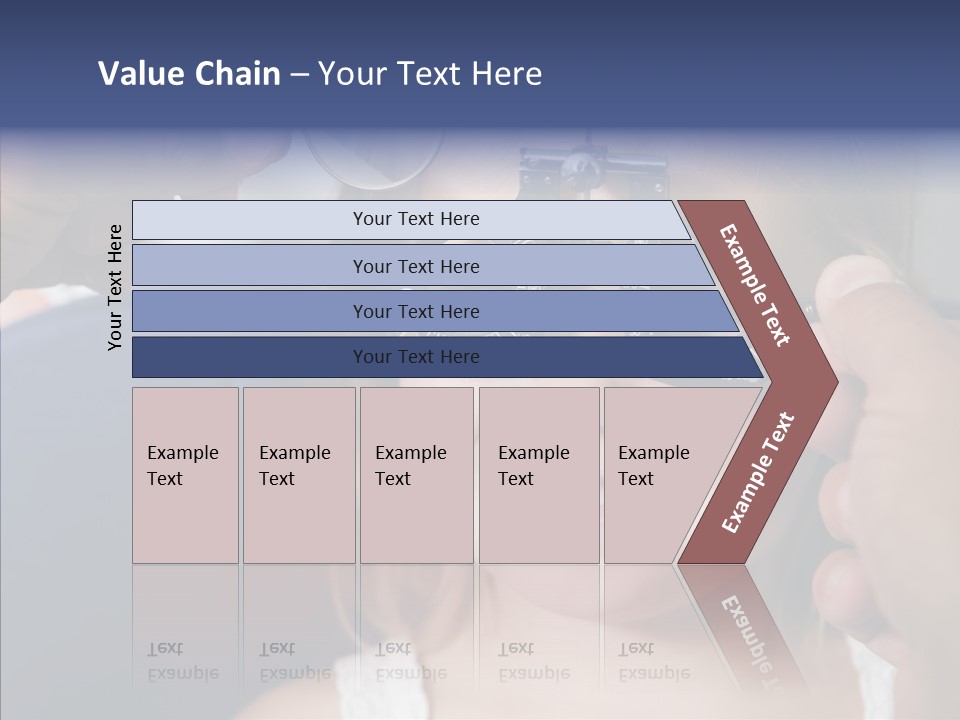 Young Senior Close Up PowerPoint Template