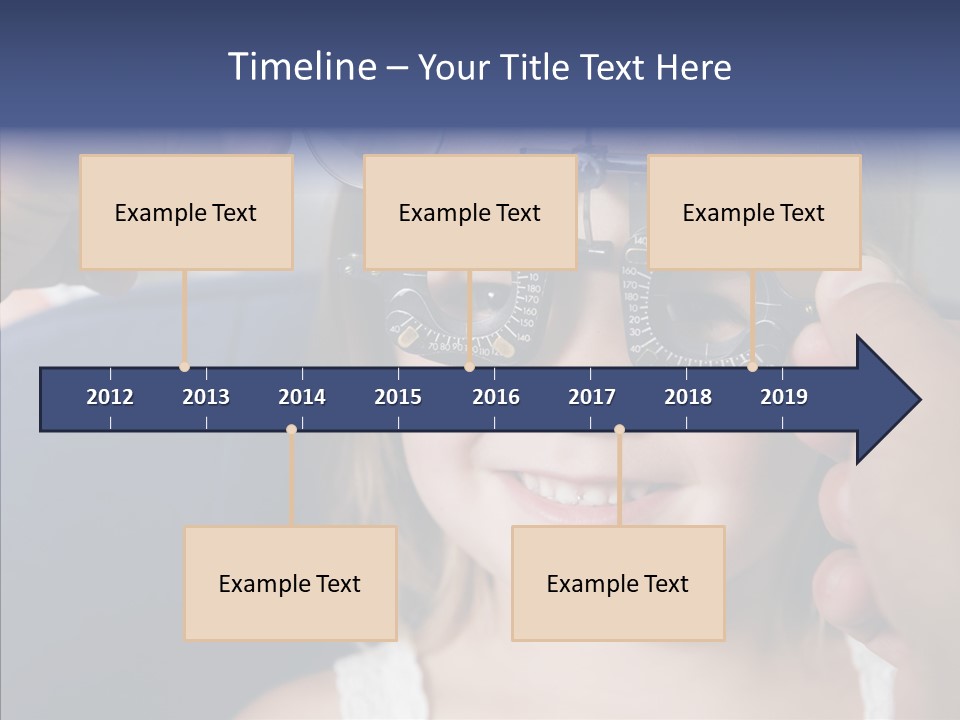 Young Senior Close Up PowerPoint Template