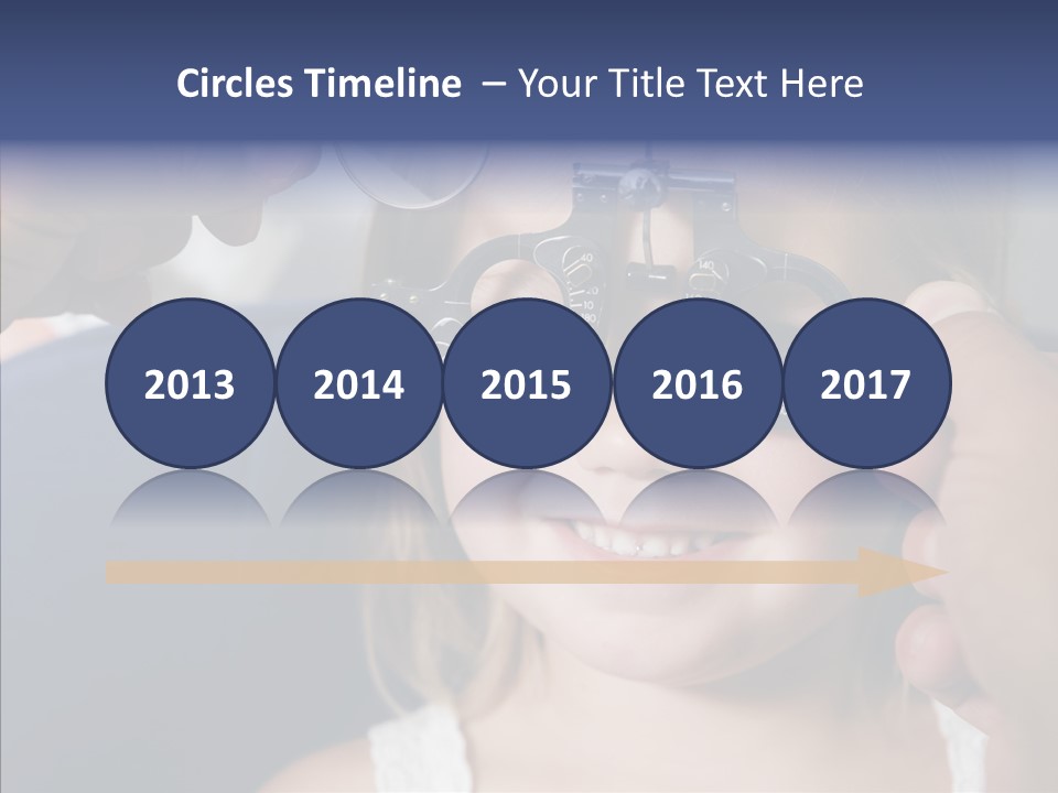 Young Senior Close Up PowerPoint Template