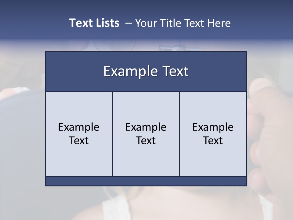 Young Senior Close Up PowerPoint Template