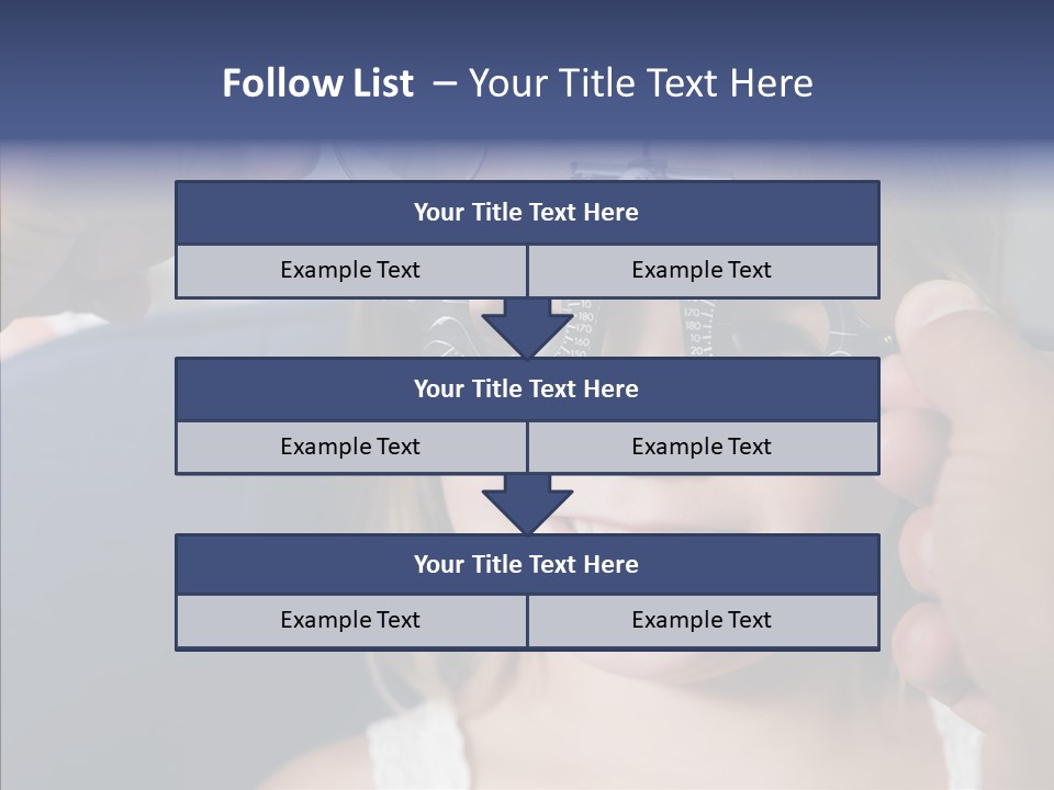 Young Senior Close Up PowerPoint Template