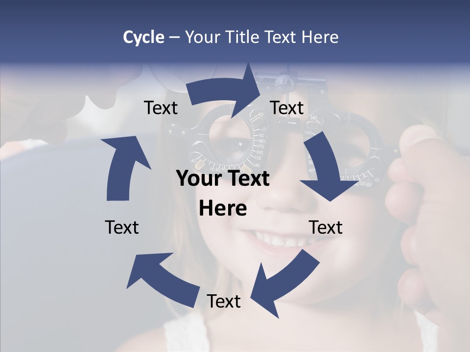 Young Senior Close Up PowerPoint Template