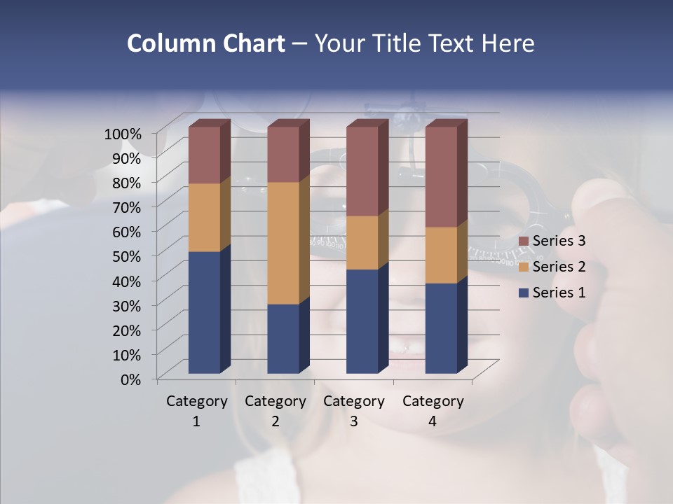 Young Senior Close Up PowerPoint Template