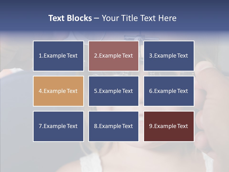 Young Senior Close Up PowerPoint Template