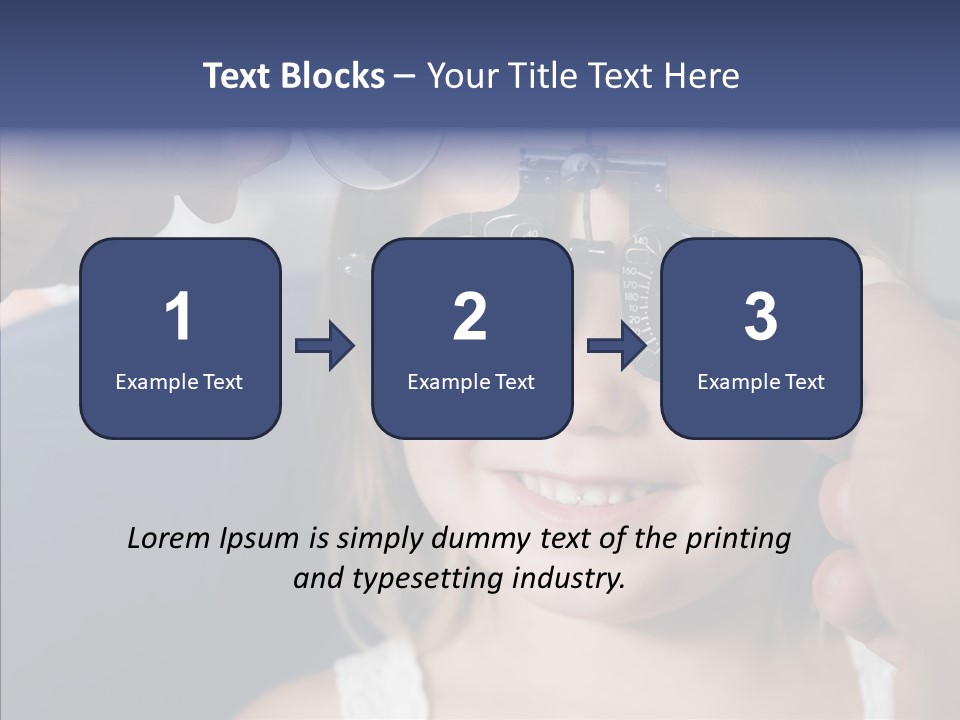 Young Senior Close Up PowerPoint Template