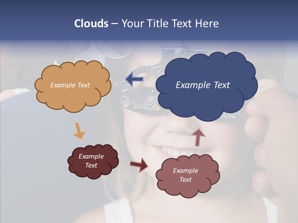 Young Senior Close Up PowerPoint Template