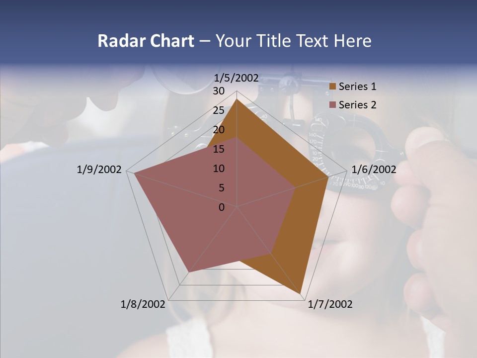 Young Senior Close Up PowerPoint Template