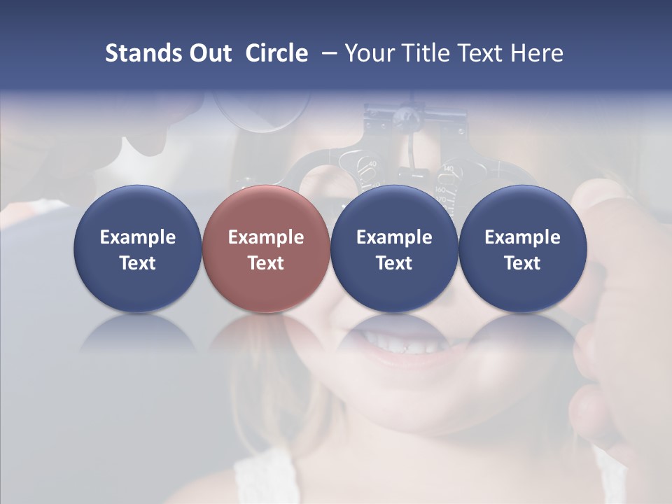 Young Senior Close Up PowerPoint Template
