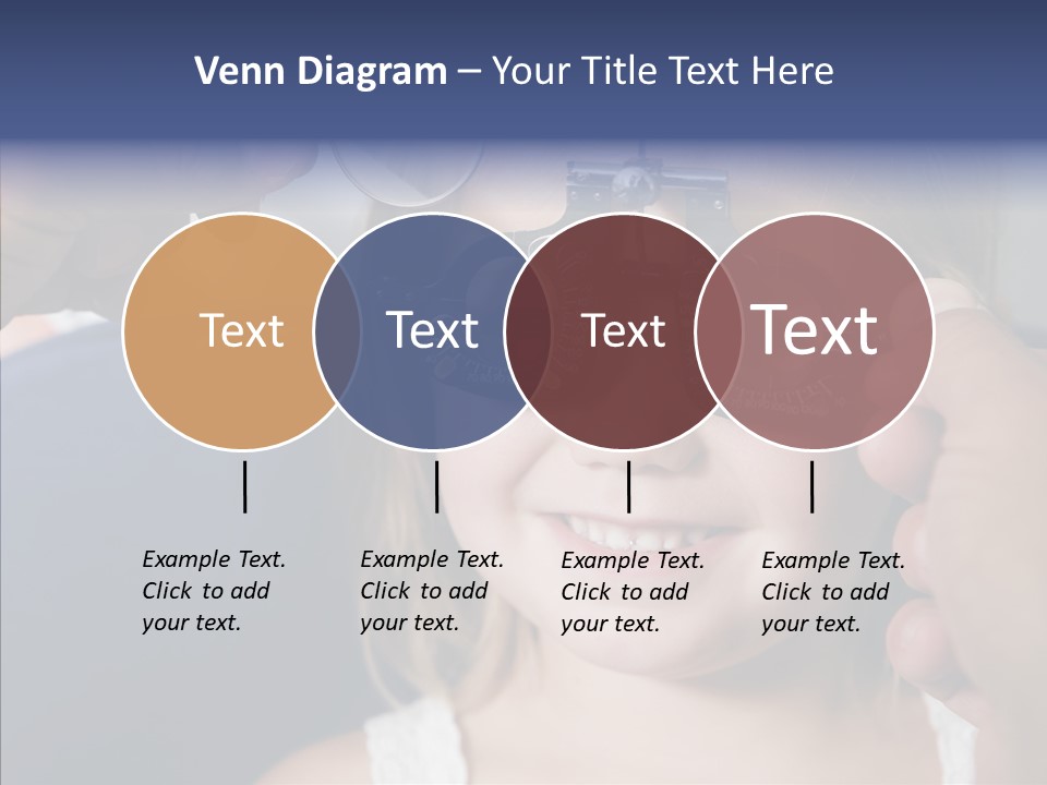 Young Senior Close Up PowerPoint Template