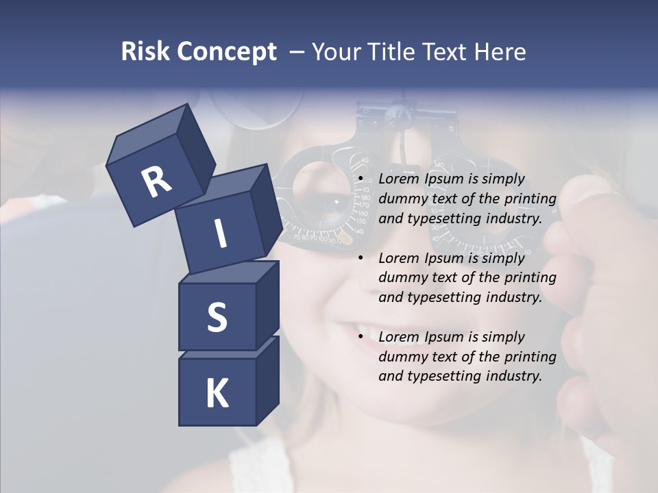 Young Senior Close Up PowerPoint Template