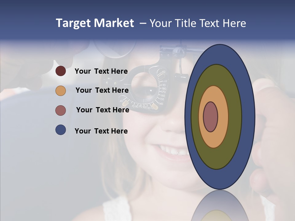 Young Senior Close Up PowerPoint Template