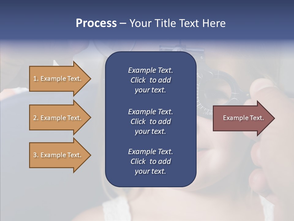 Young Senior Close Up PowerPoint Template