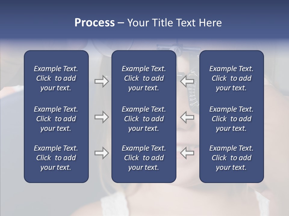 Young Senior Close Up PowerPoint Template