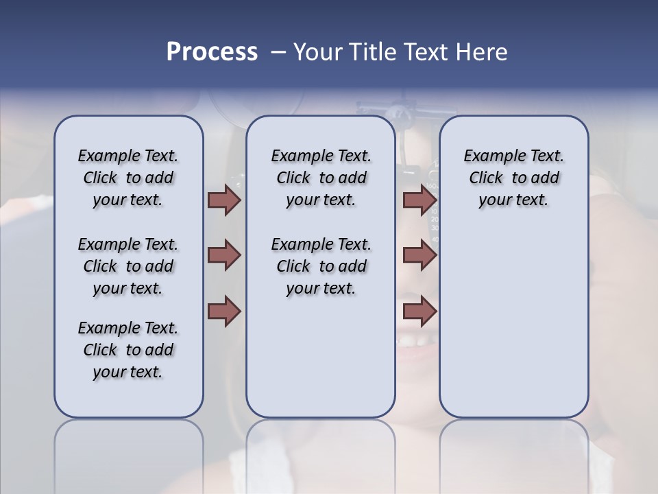 Young Senior Close Up PowerPoint Template