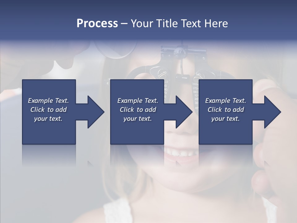 Young Senior Close Up PowerPoint Template