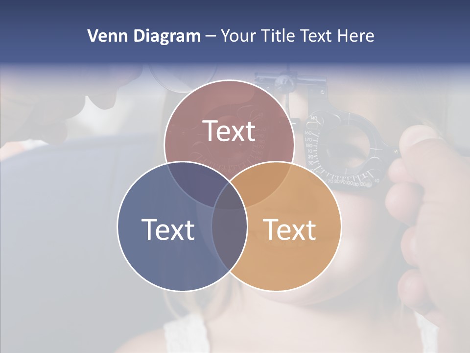 Young Senior Close Up PowerPoint Template