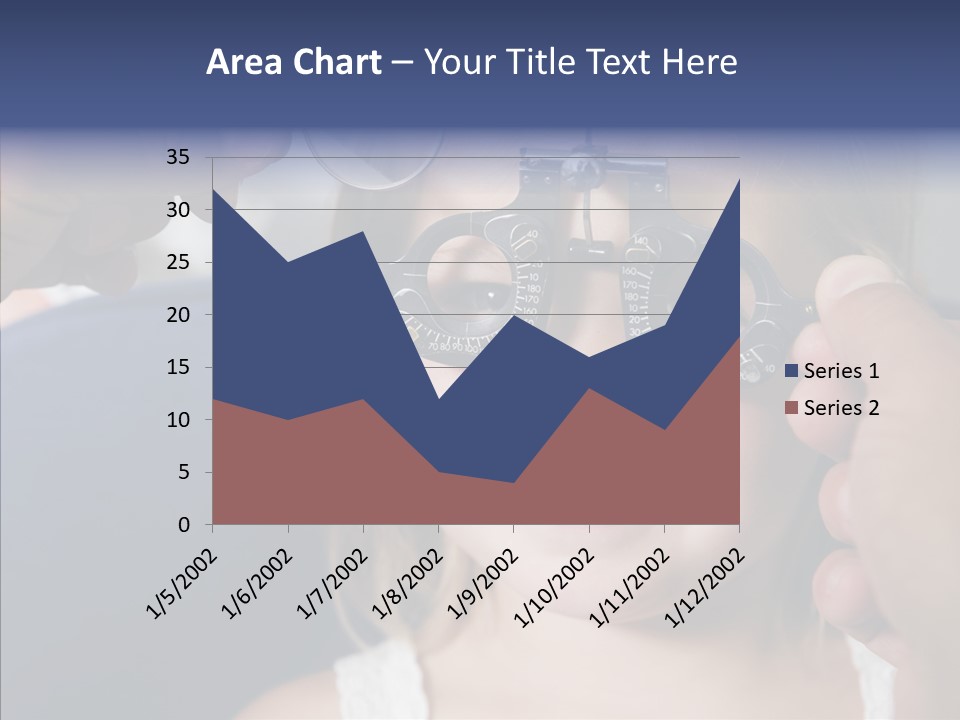 Young Senior Close Up PowerPoint Template