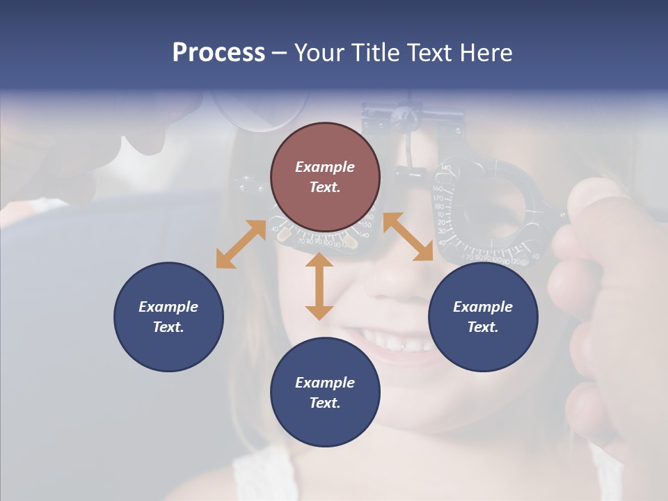 Young Senior Close Up PowerPoint Template