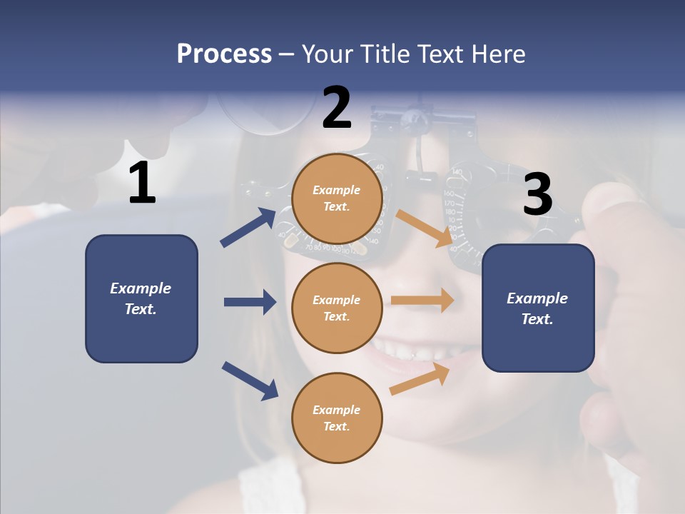 Young Senior Close Up PowerPoint Template