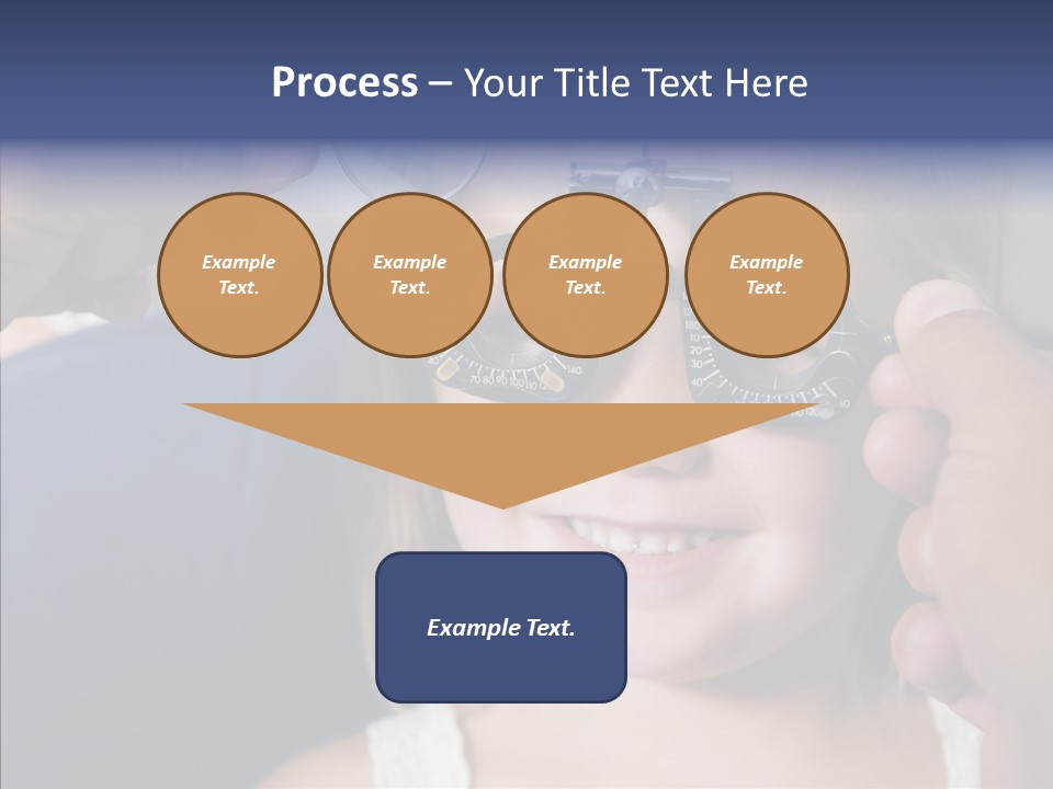 Young Senior Close Up PowerPoint Template